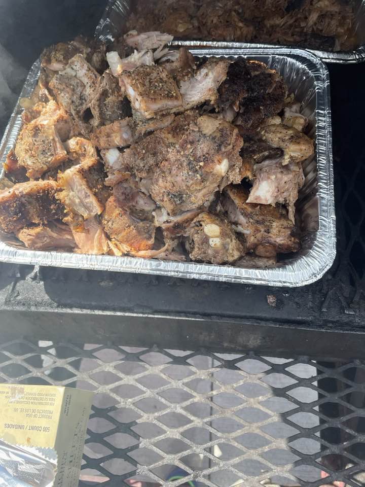Catering grill spread